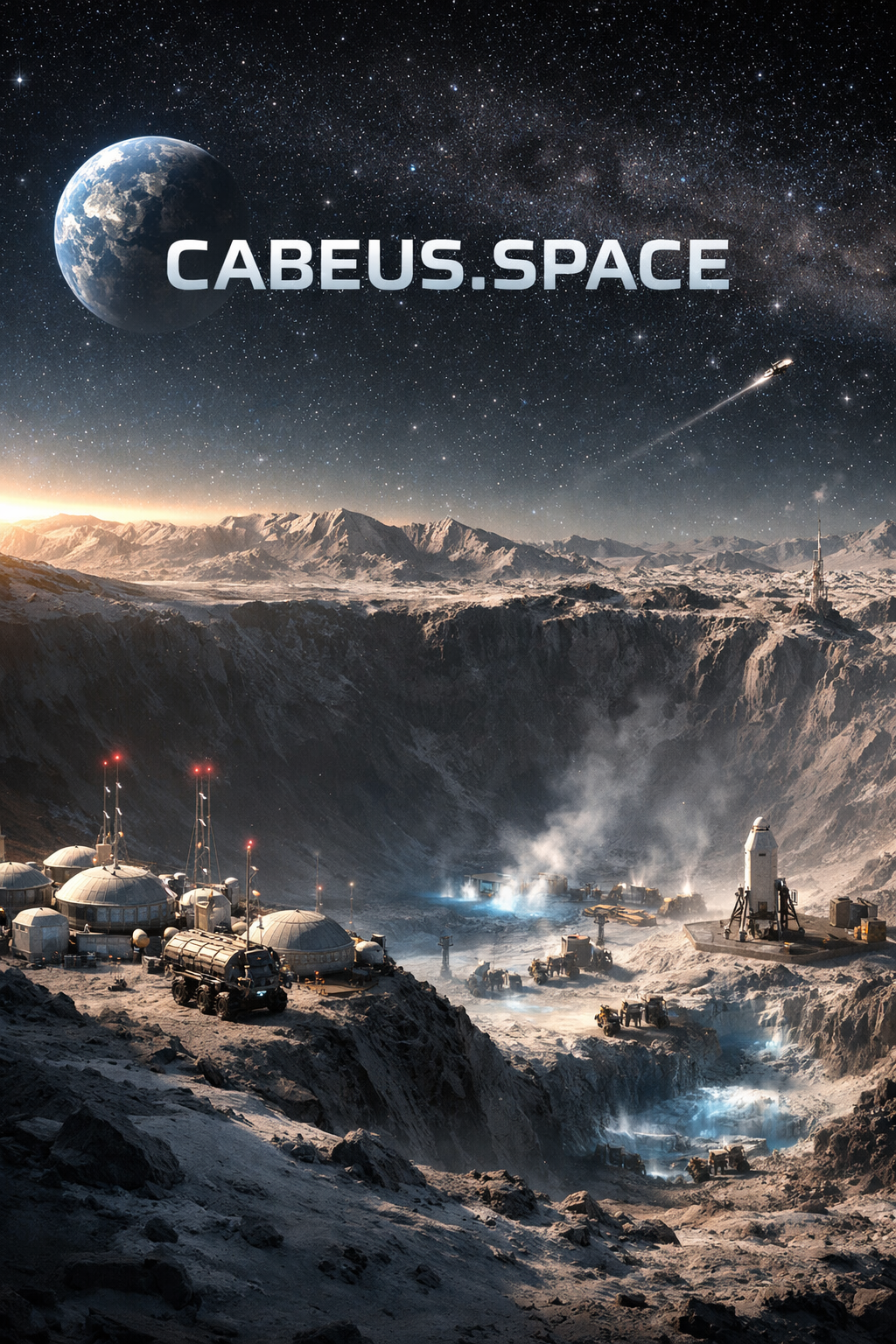 Cabeus.Space base concept